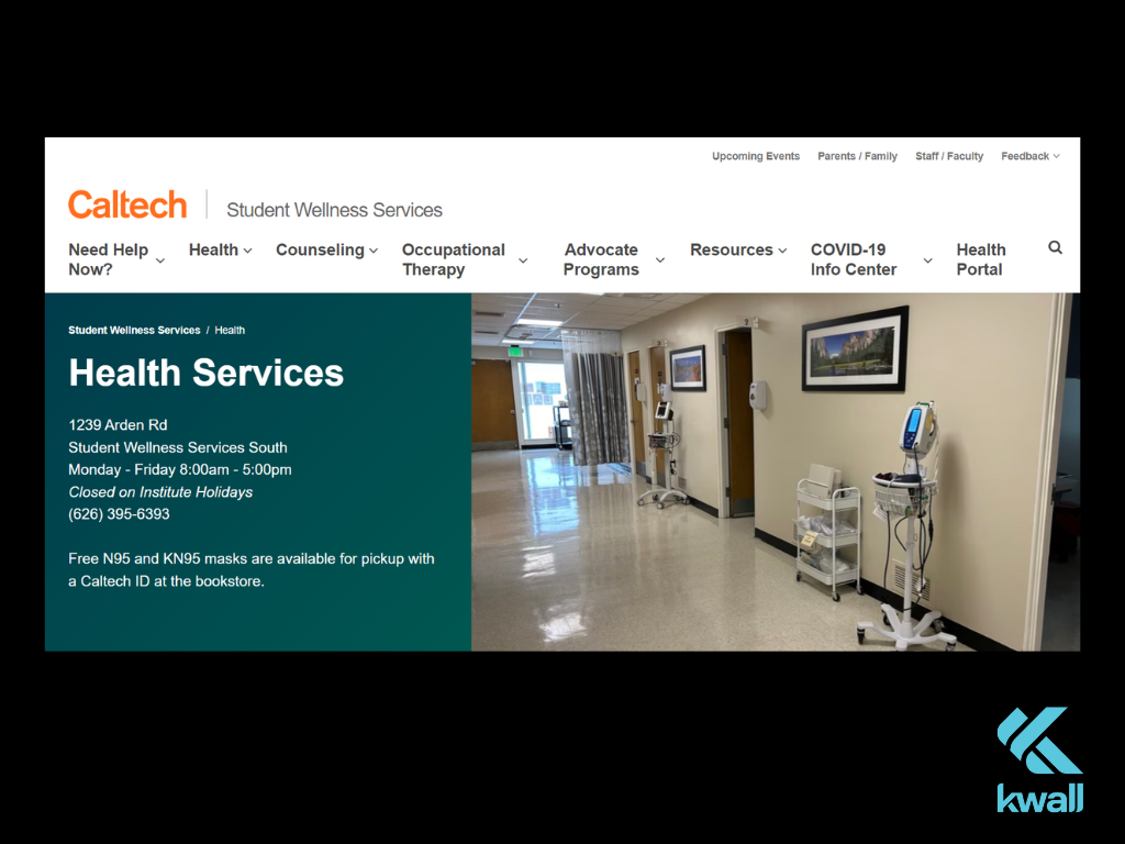 Caltech Student Wellness Services